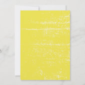 Elegante Waterverf Gele Citroenen Trouw Kaart (Achterkant)