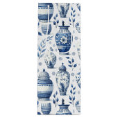 Elegante Waterverf gember potjes patroon Wijn Cadeautas (Voorkant)