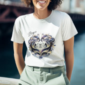 Elegante Waterverf Gemini Zodiac Custom T-shirt