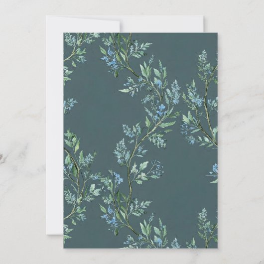 Elegante Waterverf golfclub Kaart (Achterkant)