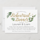 Elegante Waterverf Green Repetitie Kaart (Voorkant)