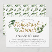 Elegante Waterverf Green Repetitie Kaart (Voorkant / Achterkant)