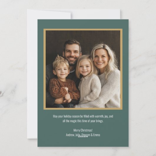 Elegante Waterverf grillige kerstboom Kaart (Achterkant)