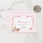 Elegante Waterverf grillige Summer Doodles baby's Notitiekaartje (Voorkant / Achterkant in situ)