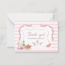 Elegante Waterverf grillige Summer Doodles baby's Notitiekaartje