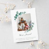 Elegante Waterverf groen adreswijziging Briefkaart