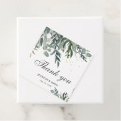 Elegante waterverf groene dank je favorietlabels bedankjes labels (In situ)