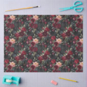 Elegante Waterverf Halloween Bloemen Tissuepapier (Craft)