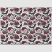 Elegante Waterverf Halloween Tissuepapier (Voorkant)