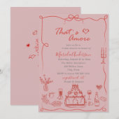 Elegante Waterverf Hand getrokken Doodles grillig  Kaart (Voorkant / Achterkant)