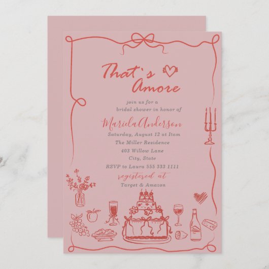 Elegante Waterverf Hand getrokken Doodles grillig  Kaart (Voorkant / Achterkant)