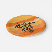 Elegante Waterverf Happy Halloween | Papieren Bord (Gekanteld)