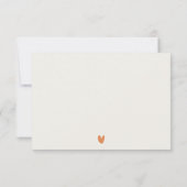 Elegante Waterverf Herfst herfstlandschap bruiloft RSVP Kaartje (Achterkant)