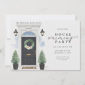 Elegante Waterverf Housewarming Party Kaart (Voorkant)