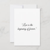 Elegante Waterverf huwelijksuitnodiging | bewerkba Kaart (Achterkant)