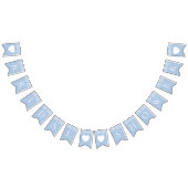 Elegante Waterverf Iets Blauw Vrijgezellenfeest Vlaggetjes (Alle)