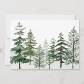 Elegante Waterverf Jongensavontuur Begin Baby Show Kaart (Achterkant)