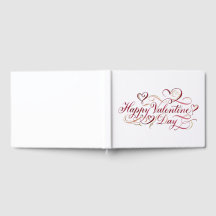 Elegante waterverf kalligrafie Gelukkig Valentijns