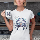 Elegante Waterverf Kanker Zodiac Custom Mok