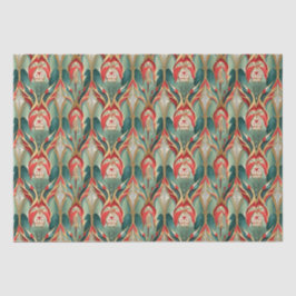 Elegante Waterverf Kerstgenot Tissuepapier