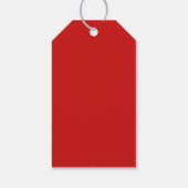 Elegante Waterverf kerstkrans vakantie Cadeaulabel (Achterkant)