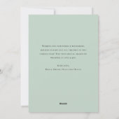 Elegante Waterverf Kerstman Kersthert Feestdagenkaart (Achterkant)