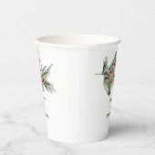 Elegante waterverf Kerstpapieren bekers (Rechts)