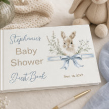 Elegante Waterverf Konijn Baby Shower