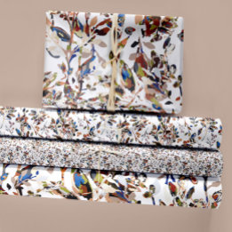 Elegante Waterverf laat bessen bloemig achter Inpakpapier Vel