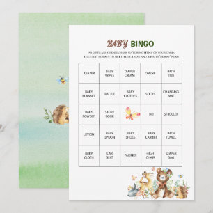 Elegante Waterverf Laat het avontuur beginnen Baby Feestdagenkaart