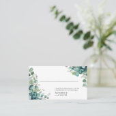 Elegante Waterverf laat plaats kaart Plaatskaartje (Staand voorkant)