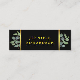 Elegante waterverf laat zwart goud professional ac mini visitekaartje