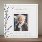 Elegante Waterverf Lavendel Viering van het Leven Kaart