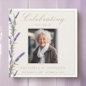 Elegante Waterverf Lavendel Viering van het Leven Kaart