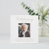 Elegante Waterverf Lavendel Viering van het Leven Kaart (Staand voorkant)