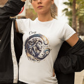 Elegante Waterverf Leo Zodiac Custom T-shirt