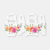 Elegante Waterverf lichte feestelijke bloemenbruil Bedankdoosjes (Uitgevouwen)