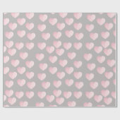 elegante waterverf liefde hart cadeaupapier (Vlak)