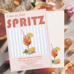 Elegante Waterverf Liefde op het eerste Spuitje Br Kaart
