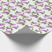 Elegante waterverf lila tak cadeaupapier (Hoek)