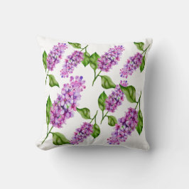 Elegante waterverf lila tak kussen