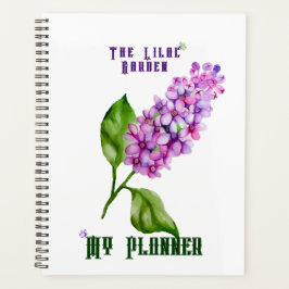 Elegante waterverf lila tak planner