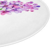 Elegante waterverf lila tak snijplank (Hoek)