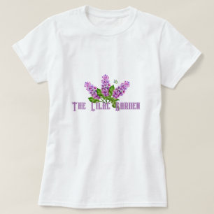 Elegante waterverf lila tak t-shirt