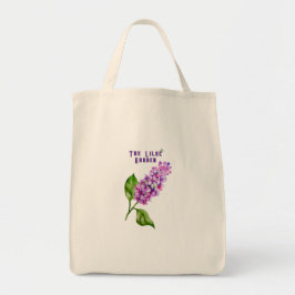 Elegante waterverf lila tak tote bag