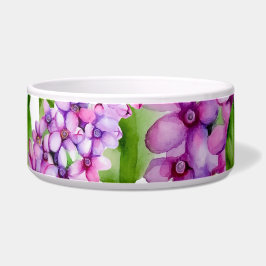 Elegante waterverf lila tak voerbakje