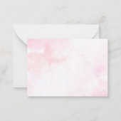 Elegante Waterverf Little cowgirl Rodeo Country Ba Notitiekaartje (Achterkant)