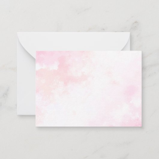 Elegante Waterverf Little cowgirl Rodeo Country Ba Notitiekaartje (Achterkant)