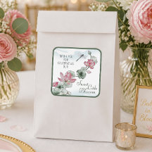 Elegante Waterverf Lotus Bloem Baby Shower