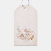 Elegante Waterverf Magische Bloemen Fairy Princess Cadeaulabel (Achterkant)